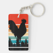 Französischer Bulldog Weckte neben jemandem, der L Schlüsselanhänger (Rückseite)