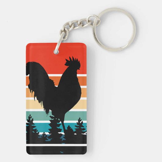 Französischer Bulldog Weckte neben jemandem, der L Schlüsselanhänger (Rückseite)