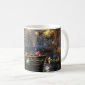 Französischer Bulldog Weihnachtsfest Reise Kaffeetasse (VorderseiteRechts)