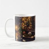 Französischer Bulldog Weihnachtsfest Reise Kaffeetasse (Links)