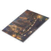 Französischer Bulldog Weihnachtsfest Reise Notizblock (angewinkelt)