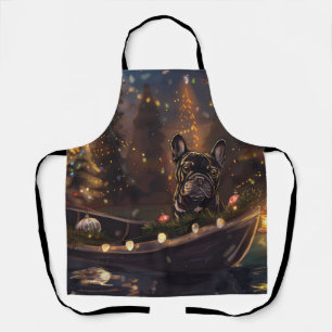 Französischer Bulldog Weihnachtsfest Reise Schürze