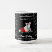 Französischer Bulldog Welpe in Santa's Hat Coffee Kaffeetasse (Mittel)