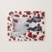 Französischer Bulldog-Welpe Puzzle (Horizontal)