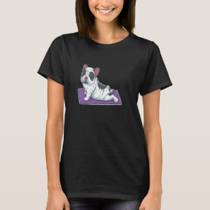 Französischer Bulldog Yoga Geschenk Funny Yoga Lov T-Shirt
