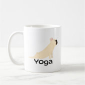 Französischer Bulldog Yoga Lover Funny Dog Meditat Kaffeetasse (Links)