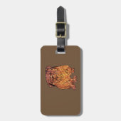 Französischer Bulldog , Zeichnend Hund für kundens Gepäckanhänger (Vorderseite vertikal)