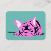 Französischer Bulldog Züchtertrainer Visitenkarte (Vorderseite)