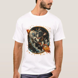 Französischer Bulldogge-Astronaut T-Shirt