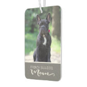 Französischer Bulldogge bringt das Bild Ihres Hund Autolufterfrischer (Links)