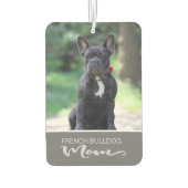 Französischer Bulldogge bringt das Bild Ihres Hund Autolufterfrischer (Rückseite)