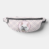 Französischer Bulldogge Malerei Weißes Cream Pet H