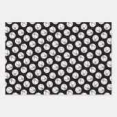 Französischer Bulldogge Malerei Weißes Cream Pet H Geschenkpapier Set (Vorderseite 3)