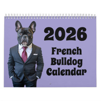 Französischer Bulldoggen-Kalender Kalender