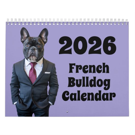 Französischer Bulldoggen-Kalender Kalender (Titelbild)