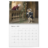 Französischer Bulldoggen-Kalender Kalender (Feb 2027)