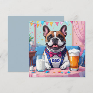 Französischer Bulldoggen-Vater zum Vatertag