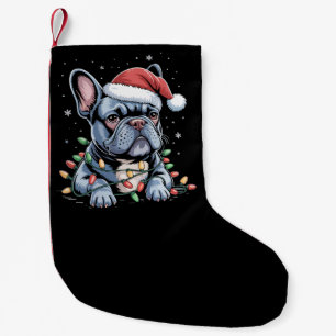 Französischer Bulldoggenliebhaber Frenchie Weihnac Kleiner Weihnachtsstrumpf