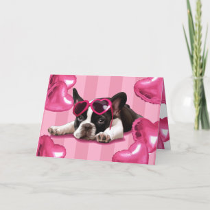 Französischer Bulldoggenwelpe Karte
