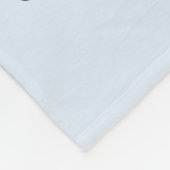 Französischer Bulldoghund Welpe, niedliches Schlaf Fleecedecke (Ecke)