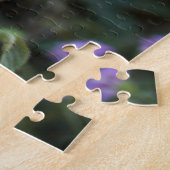 Französischer Bulldogist in Blume Puzzle (Seite)