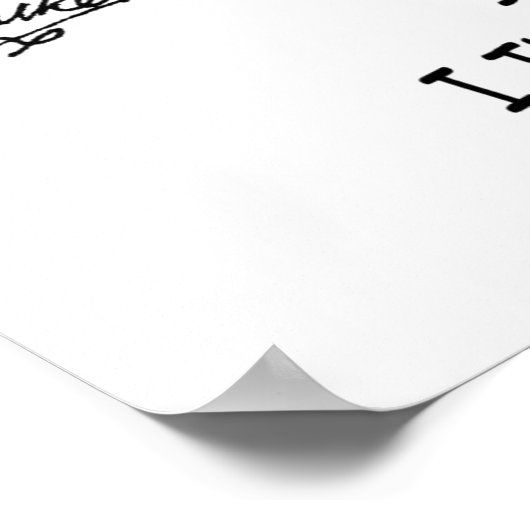 Französischer Cartoon 4932 Poster (Ecke)