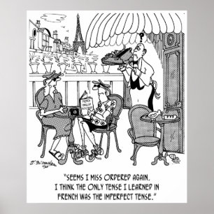 Französischer Cartoon 4932 Poster