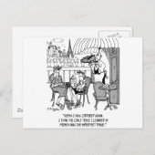 Französischer Cartoon 4932 Postkarte (Vorne/Hinten)