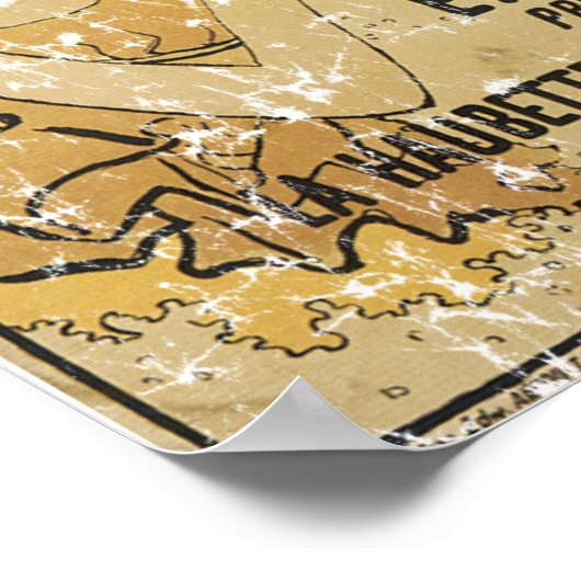 Französischer Champagne-1899 - Not Poster (Ecke)