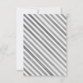 Französischer Champagner in Aquarellfarbe mit Stre Dankeskarte (Rückseite)