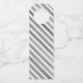 Französischer Champagner in Aquarellfarbe mit Stre Flaschenanhänger (Rückseite)