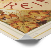 Französischer Champagner Poster (Ecke)