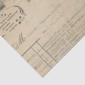 Französischer Empfang Seidenpapier (Ausschnitt)