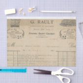 Französischer Empfang Seidenpapier (Handwerk)