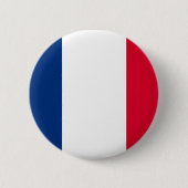Französischer Flaggenknopf Button (Vorderseite)