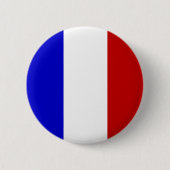 Französischer Flaggenknopf [ver. 2] Button (Vorderseite)