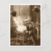 Französischer Flirt - Vintager Pinup