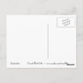 Französischer Flirt - Vintager Pinup Postkarte (Rückseite)