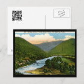 Französischer Fluss, Hot Springs, NC Vintag Postkarte (Vorne/Hinten)