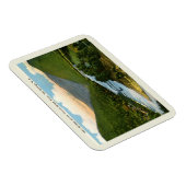 Französischer Fluss, Hot Springs, NC Vintag Style Magnet (Rechte Seite)