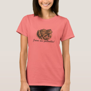 Französischer Frosch - i-Liebe-Frosch-T - Shirt