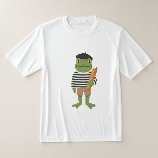 Französischer Frosch T-Shirt (Ablage )