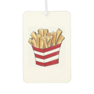 Französischer Fry Food Feinschmecker Pommes Frites Autolufterfrischer