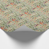 Französischer Führer zum Garten Geschenkpapier (Ecke)