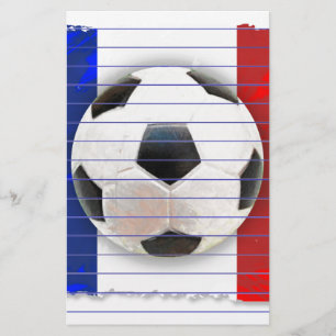 Französischer Fußball Briefpapier