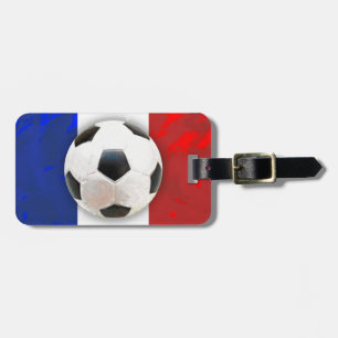 Französischer Fußball Gepäckanhänger