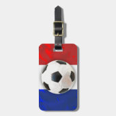 Französischer Fußball Gepäckanhänger (Vorderseite vertikal)