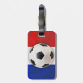 Französischer Fußball Gepäckanhänger (Rückseite vertikal)