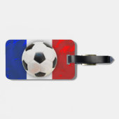 Französischer Fußball Gepäckanhänger (Rückseite horizontal)
