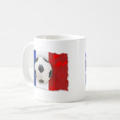Französischer Fußball Kaffeetasse (Vorderseite Links)